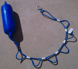 BuoyRope all purpose marine cargo tiedown and rope product