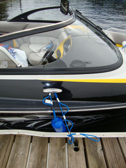 BuoyRope all purpose marine cargo tiedown and rope product