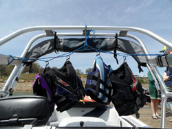 BuoyRope all purpose marine cargo tiedown and rope product