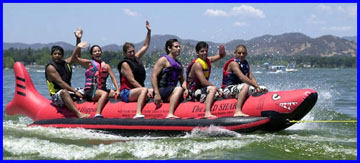 water towable banana sled